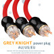 4N OFC 3*6mm² 10AWG  Core -156° Plug Audio Power Cable 