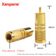High Quality Pure Copper Gold-plated/nickel-plated RCA Plug 8mm-10mm Diameter