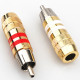 Gold-plated Signal RCA Cable Plug