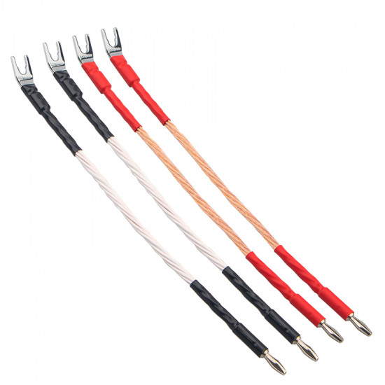 8TC OCC 20cm Pure Copper Speaker Jumper Cable