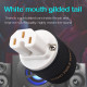 A Set P-04G White US Gold-plated of Audio Power Plug 