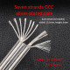 SP-8525 OCC Silver-plated Hifi Speaker Cable 