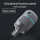 Pure Copper Rhodium-plated/gold-plated 8 Character Power Plug HiFi Audio Power Cable Accessories