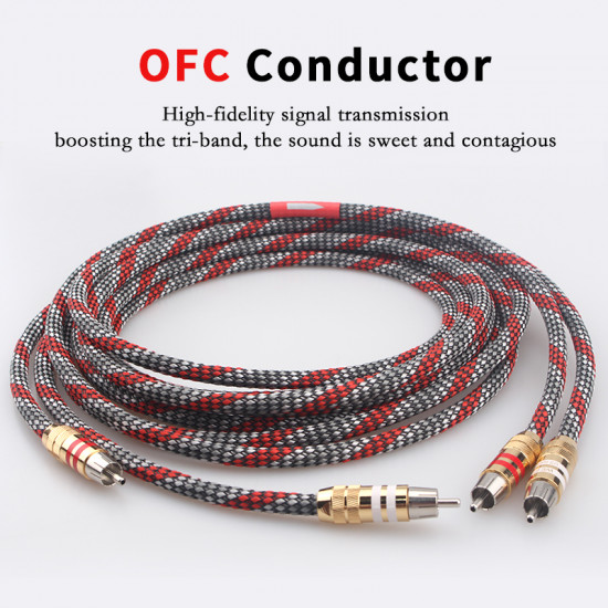 4NOFC Silver Plated Audio Cable 