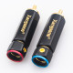 Self-locking Solder-free Gold-plated RCA Plug for Audio Cable Plug 