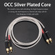 OCC Silver Plated 8 Core Rca Cable