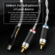 Audio Grade OCC Silver-plated Type C To 2 Rca Cable