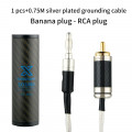 Silver plated B-RCA  + $12.00 