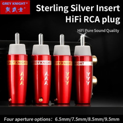 Hifi Rca Plug Pure Silver Core CD Amplifier Speaker Cable Manual Diy Signal Cable Interface Audio Cable Plug Terminal