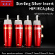 Hifi Rca Plug Pure Silver Core CD Amplifier Speaker Cable Manual Diy Signal Cable Interface Audio Cable Plug Terminal