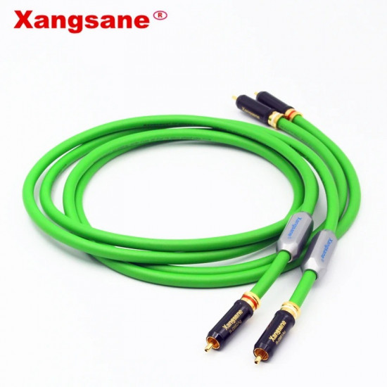 Xangsane SP-6008Ag Hifi 7N OCC Silver-plated Rca Cable for Audio Amplifier Power Amplifier CD Player