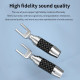 Carbon Fiber Rhodium Plated Hifi Banana Y Plug U-shaped Plug Clamp Audio Amplifier Soldering Free Terminal