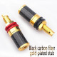 Xangsane Red Copper Gold-plated HIFi Terminal Block Hifi Speaker Binding Post Jack amplifier Banana Female Plug