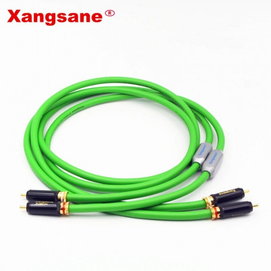 Xangsane SP-6008Ag Hifi 7N OCC Silver-plated Rca Cable for Audio Amplifier Power Amplifier CD Player