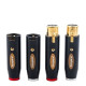 4Pcs HiFi Audio Adapter XLR Plug High-end Gold-plated Copper 3 Pin DIY Balance Connector