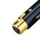 4Pcs DIY XLR Plug Adapter High-end Gold-plated Copper Balance Connector