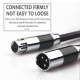 HiFi Audio Grade 4N Pure Silver Square Core XLR Audio Balance cable Silver Cannon Plug