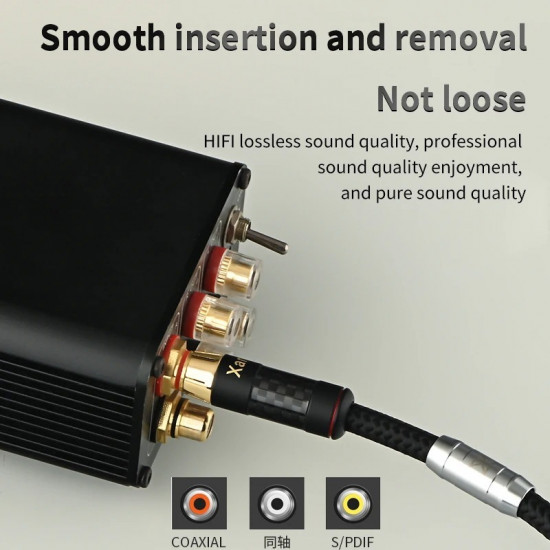 Xangsane 5N OCC Digital Coaxial Audio Cable 75 Ω Subwoofer Cable Output SPDIF TV Power Amplifier Connection Line