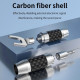 Carbon Fiber Rhodium Plated Hifi Banana Y Plug U-shaped Plug Clamp Audio Amplifier Soldering Free Terminal