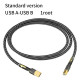 Hifi USB OTG Cable USB A To B Type C Cable 5N OCC Audio Cable Decoder DAC Sound Card A-B Shielding