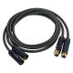 XS-6001 Oxygen Free Copper Hifi Balanced Cable Pure Copper Gold-plated XLR Cable Microphone Sound Card Cable