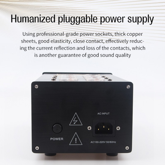 Hi-end Audio Power Filter US Plug Power Purifier HiFi Amplifier Audio Socket 6 Holes