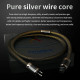 High Purity 3 x 13AWG 2.5mm² Pure Silver Hifi Power Cable CD Amplifier US/EU Connection