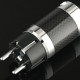 Carbon Fiber EU Pure Copper Rhodium Plated Plug Hifi Power Plug Power Amplifier CD Equipment Power Cord Accessory Plug