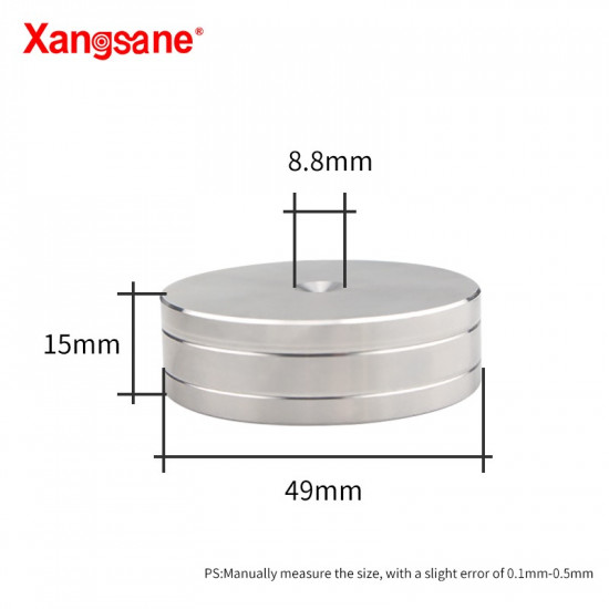 Xangsane 4PCS 49mm*15mm Stainless Steel Hifi Audio Audio Amplifier CD Player Tube Amplifier Shock-absorbing Feet Speaker Mounts & Stands