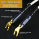 Audiophile Microspace Copper Silver-plated Audio Speaker Cable  Gold-plated Plug HIFI