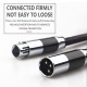 HiFi Audio Cable 4N Pure Silver XLR Balance Cable Carbon Fiber Plug for Amplifier Cd Player 