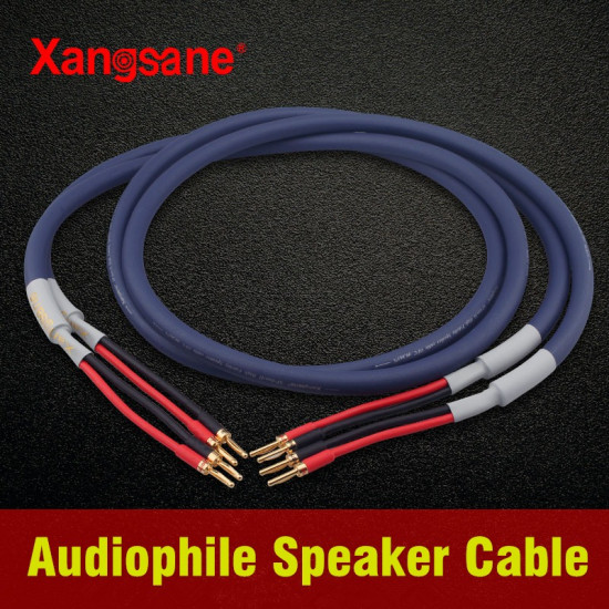 SP-600-11 Subwoofer Audio HIFI 10AWG 5.5mm²* 2 Oxygen-free Copper Speaker Cable