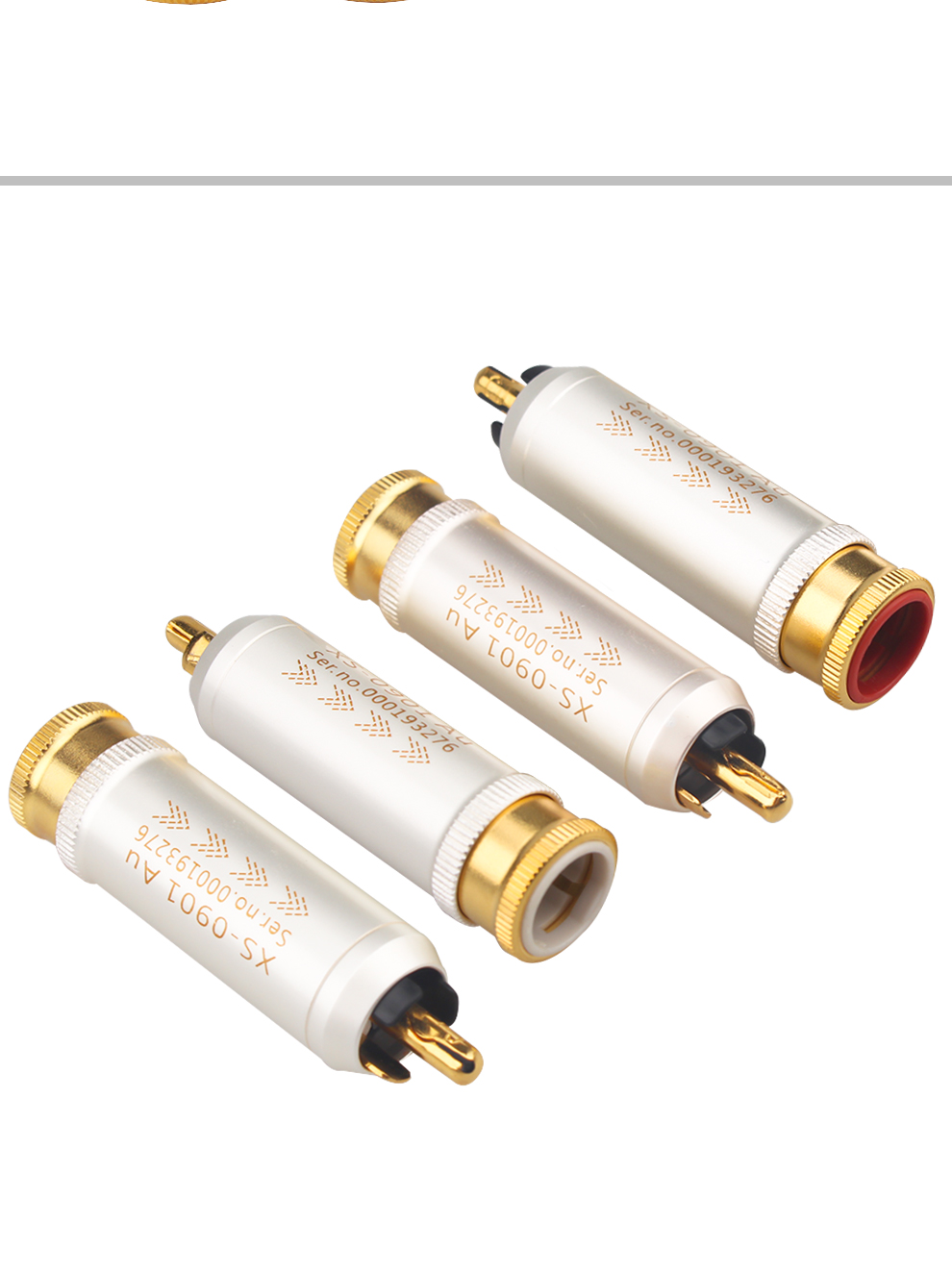 4pcs8pcs16pcs-Xangsane-red-copper-shell-gold-plated-RCA-audio-plug-power-amplifier-hifi-audio-and-video-connection-plug-3256801373766593