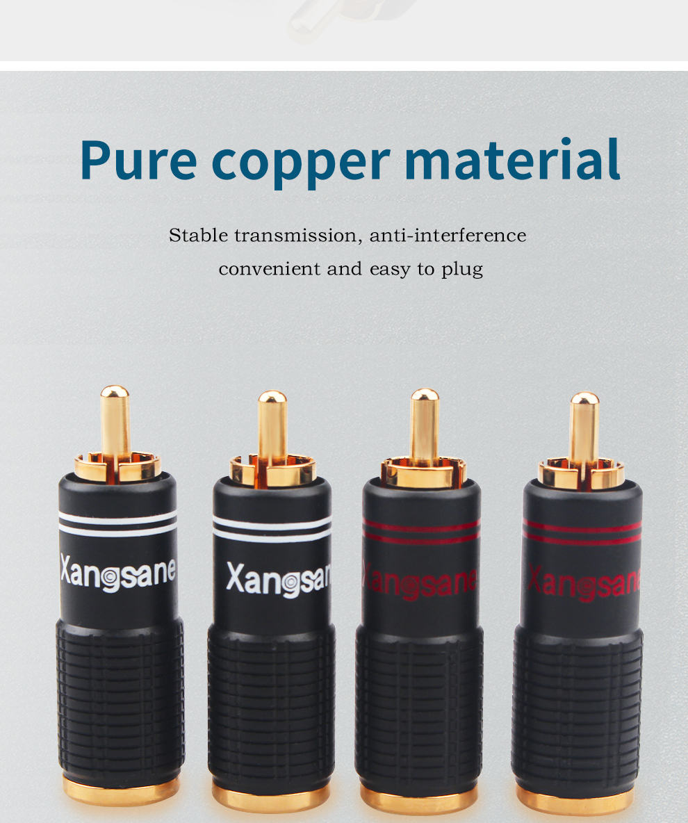 Xangsane-4PCS-Lotus-RCA-plug-pure-copper-gold-plated-audio-signal-cable-plug-hifi-DIY-amplifier-speaker-cable-plug-3256801404039216
