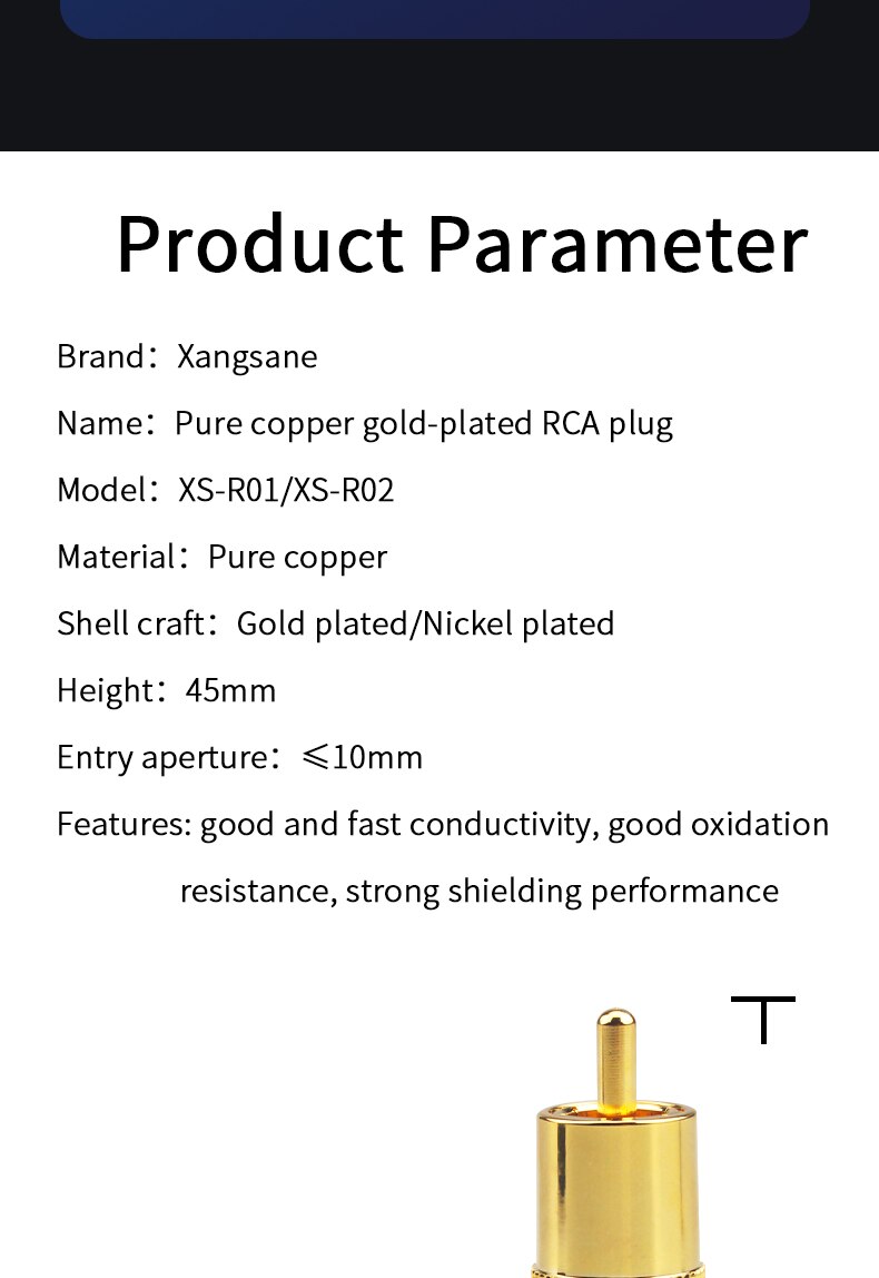Xangsane-4pcs8pcs20pcs-high-quality-pure-copper-gold-platednickel-plated-RCA-plug-audio-signal-cable-plug-8mm-10mm-diameter-2255800306438769