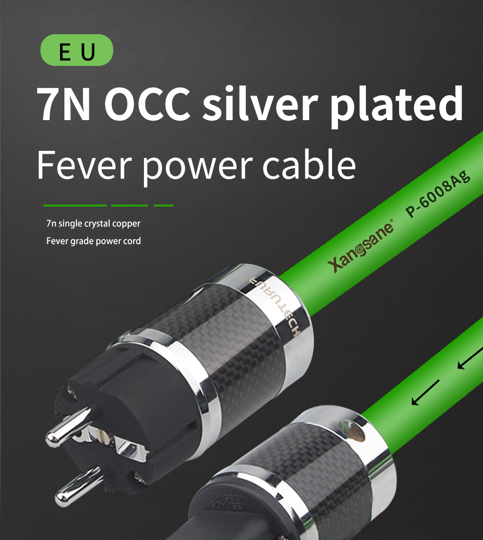 Xangsane-7N-OCC-P-6008Ag-Hifi-Speaker-IEC-C19-Audio-Silver-Power-Cable-Rhodium-Plating-Connector-EU-Power-Plug-20A-Power-Plug-2255800222486201