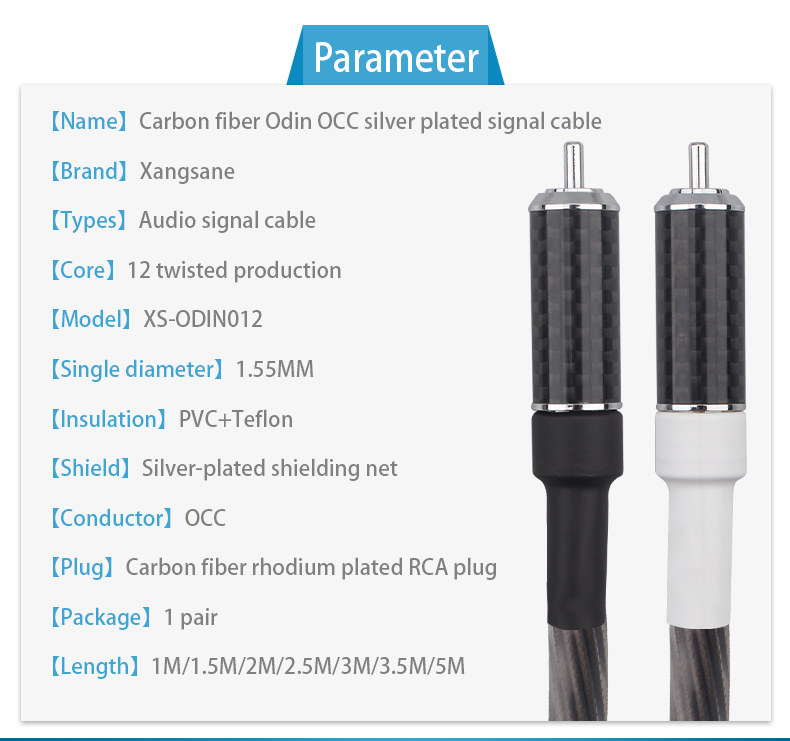 Xangsane-A-pair-of-carbon-fiber-Odin-OCC-Hi-end-silver-plated-audio-signal-cable-connector-cable-speaker-rca-to-rca-cable-hifi-2255800894029768