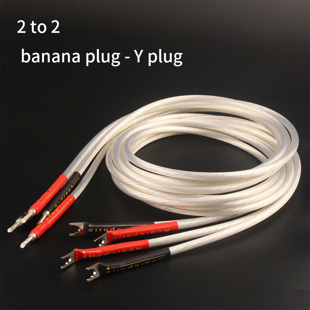 Xangsane-Audiophile-Audio-Cable-4roots-HIFI-99999-5N-Single-crystal-copperOCCSilver-plated-Speaker-Cable-banana-plug-Y-plug-2255800282372446