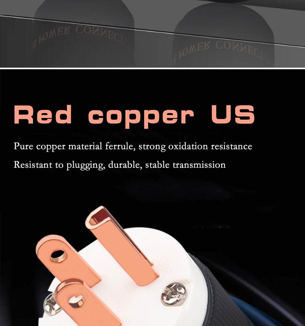 Xangsane-P-03Cu-pure-red-copper-US-powere-plug-set-of-HiFi-audio-power-cable-connector-accessories-power-amplifier-tube-plug-2255800735645267