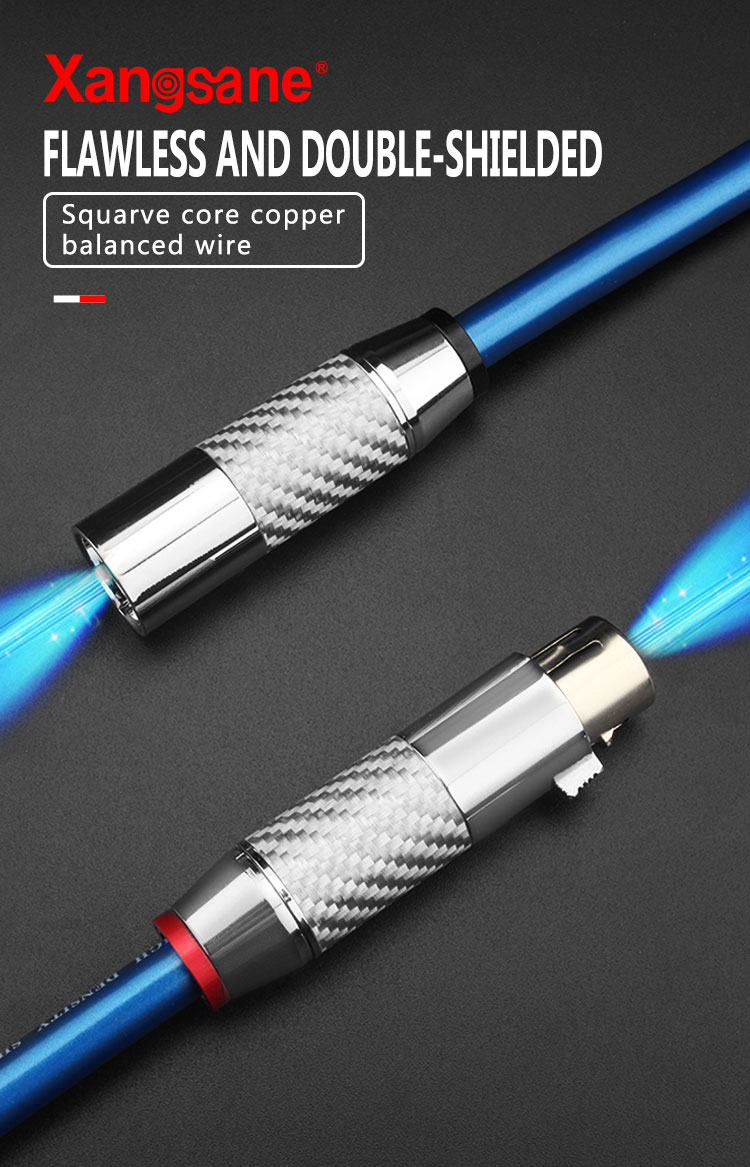 Xangsane-Rectangular-OCC-Copper-Conductor-HIFI-Audio-Signal-cable-XLR-male-XLR-female-Connection-audio-cables-2252799821143610