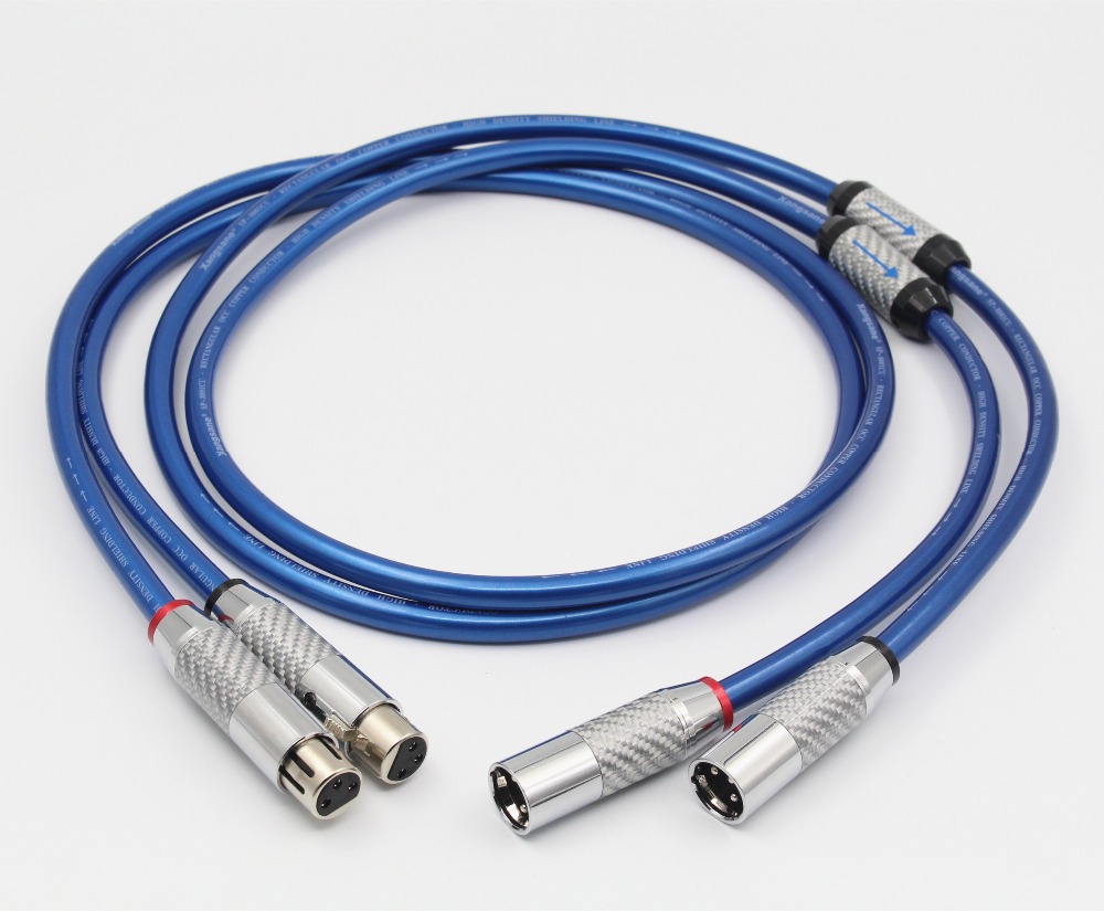 Xangsane-Rectangular-OCC-Copper-Conductor-HIFI-Audio-Signal-cable-XLR-male-XLR-female-Connection-audio-cables-2252799821143610