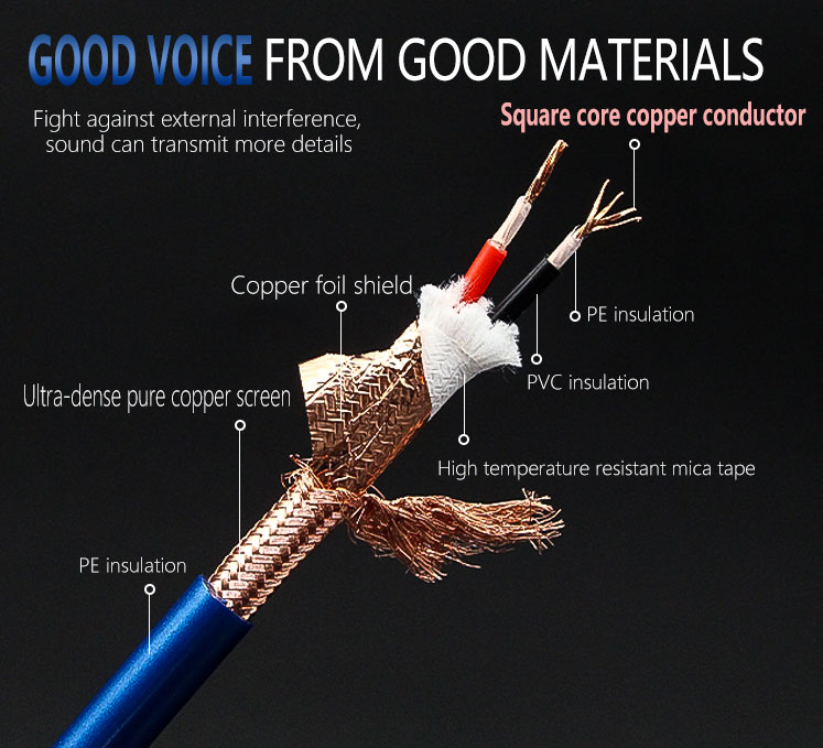 Xangsane-SP-8001Cu-square-core-OCC-copper-wire-audio-signal-cable-carbon-fiber-high-quality-rca-to-rca-cable-hifi-audio-cable-2252799821465993