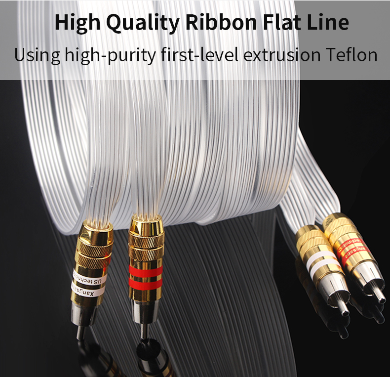 Xangsane-audiophile-ribbon-OCC-silver-plated-audio-hifi-rca-cable-signal-cable-2rca-to-2rca-lotus-plug-cable-2-plug-versions-2255800964192257