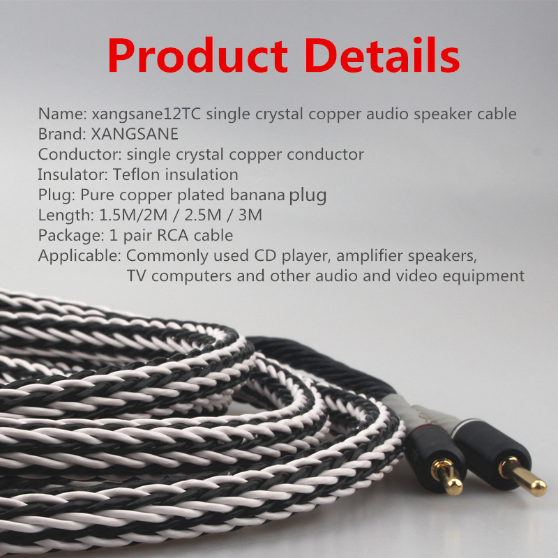 Xangsane-fever-grade-12TC-OCC-monocrystalline-copper-audio-speaker-cable-HiFi-amplifier-speaker-cable-pure-copper-banana-plug-2255800337031169