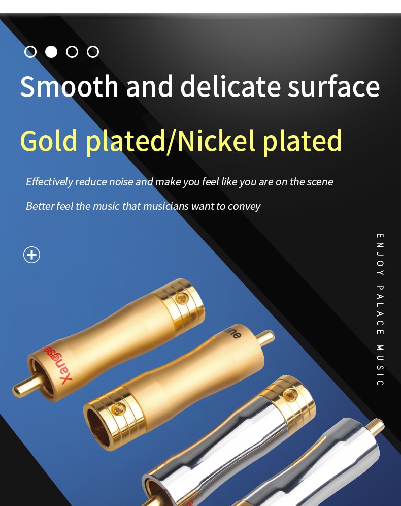 Xangsane-fever-grade-4pcs8pcs20pcs-pure-copper-gold-plated-RCA-lotus-plug-shell-nickel-plated-audio-cable-plug-AV-welding-plug-2255800631583797