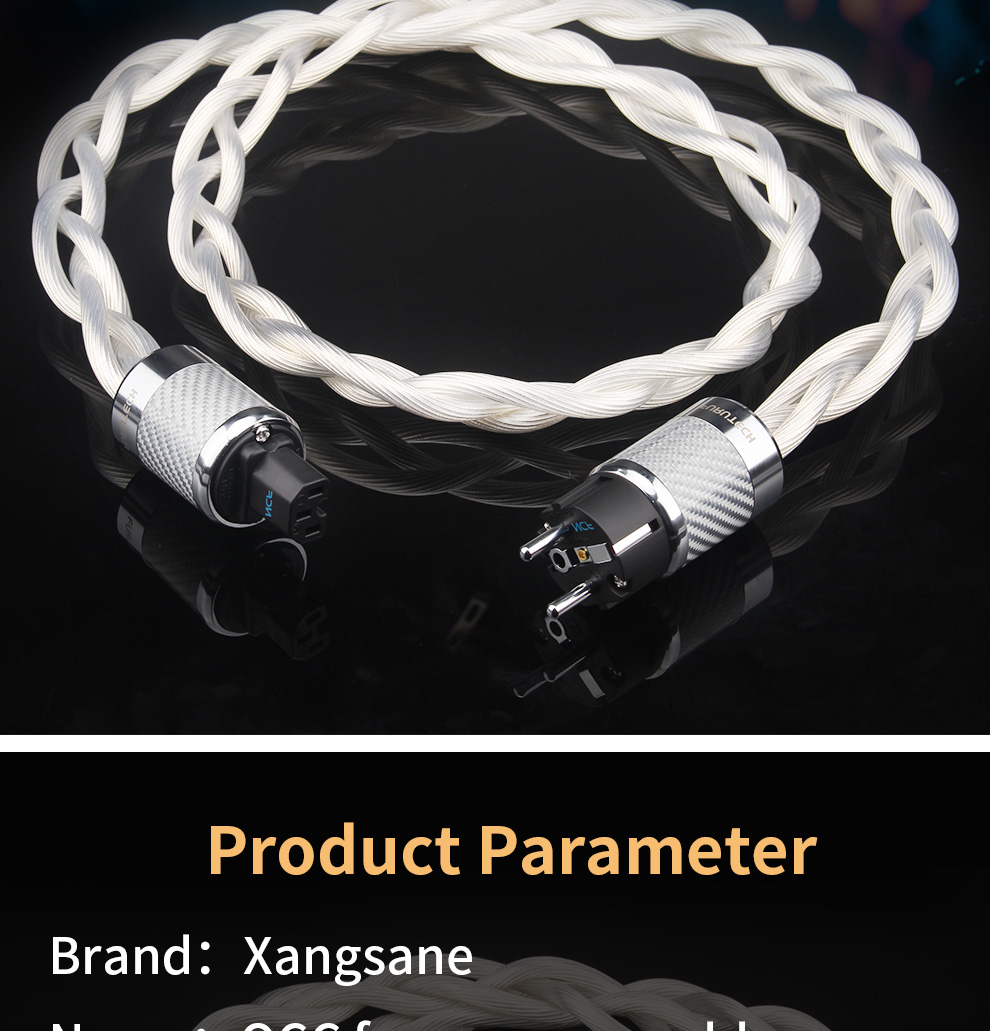 Xangsane-fever-grade-HIFI-audio-AUEUUS-power-cable-5N-OCC-silver-plated-amplifier-amplifier-speaker-upgrade-cable-3256801398102190