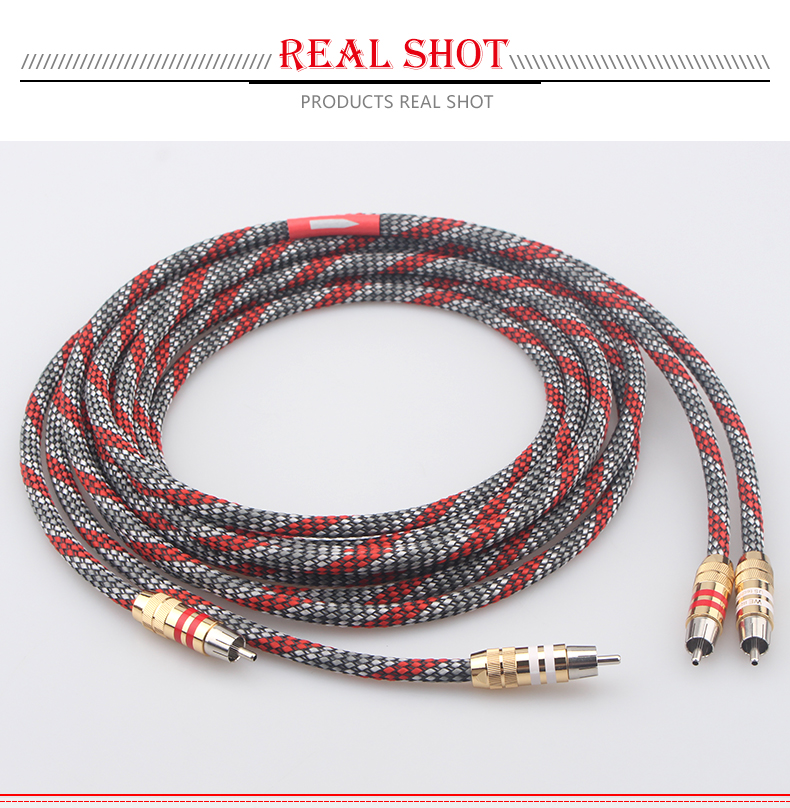 Xangsane-lava-red-hifi-rca-cable-audio-signal-cable-4NOFC-silver-plated-audio-cable-male-to-male-2RCA-to-2RCA-Amplifier-decoder-2251832823955915