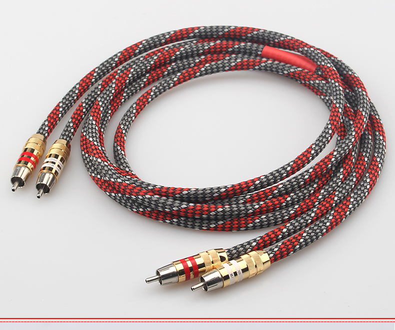 Xangsane-lava-red-hifi-rca-cable-audio-signal-cable-4NOFC-silver-plated-audio-cable-male-to-male-2RCA-to-2RCA-Amplifier-decoder-2251832823955915