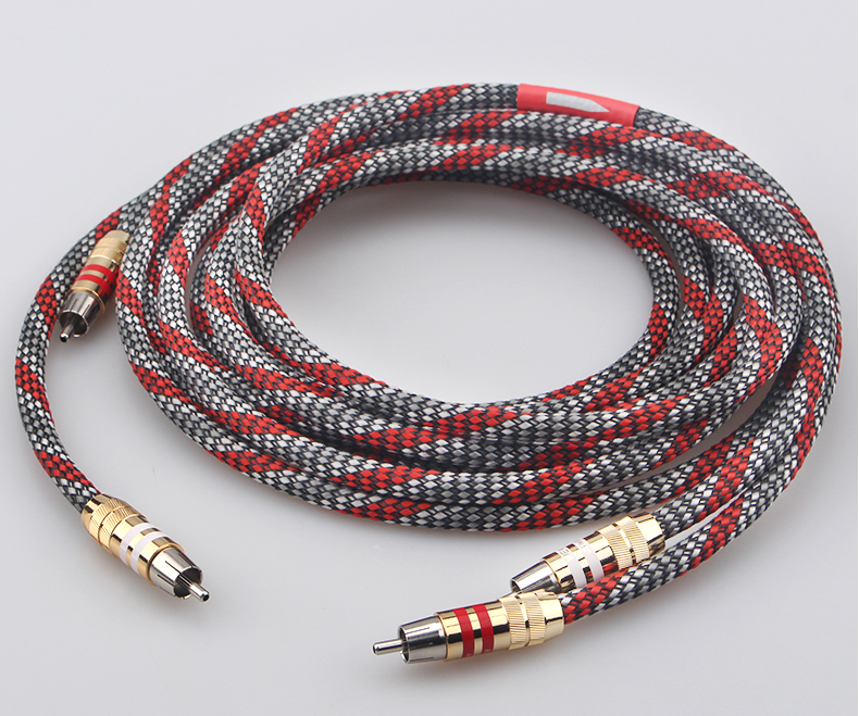 Xangsane-lava-red-hifi-rca-cable-audio-signal-cable-4NOFC-silver-plated-audio-cable-male-to-male-2RCA-to-2RCA-Amplifier-decoder-2251832823955915