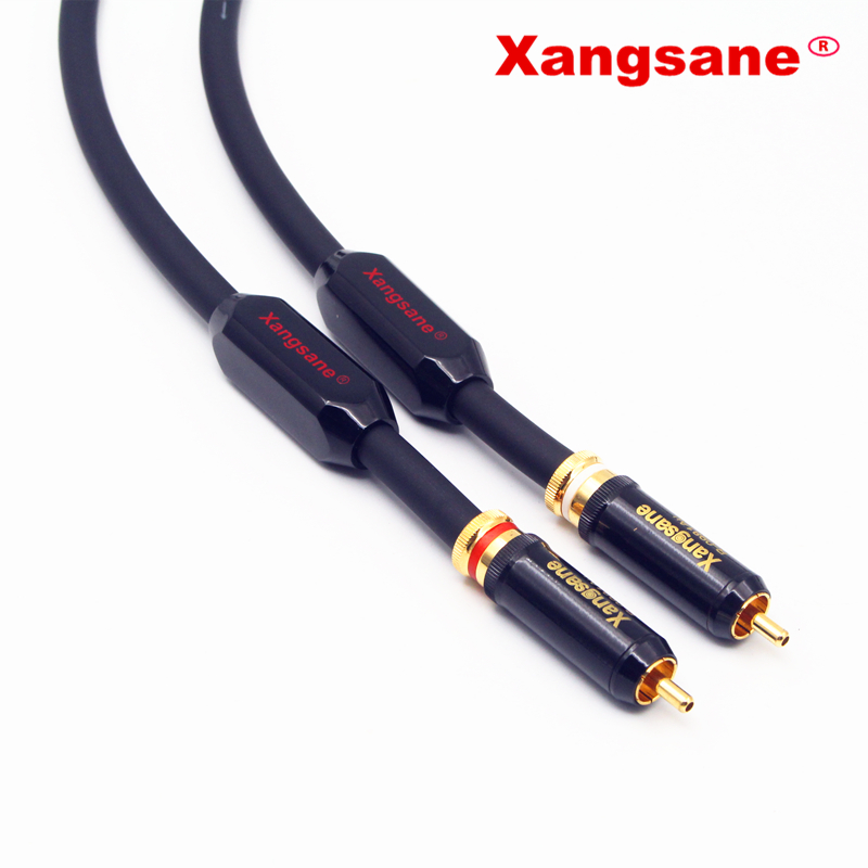 Xangsane-sp-5008Cu-High-performance-OCC-rca-to-rca-cable-hifi-conductor-HIFI-audio-cable-2RCA-male-to-male-audio-cable-2255800250025570